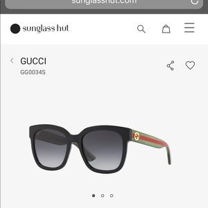Never worn Gucci square frame sunglasses